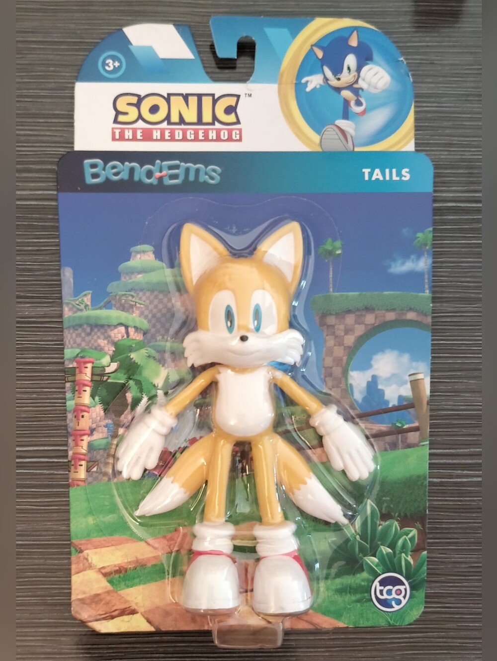 🆕SONIC THE HEDGEHOG BENDEMS "Tails" BENDABLE POSEABLE COLLECTABLE SEGA